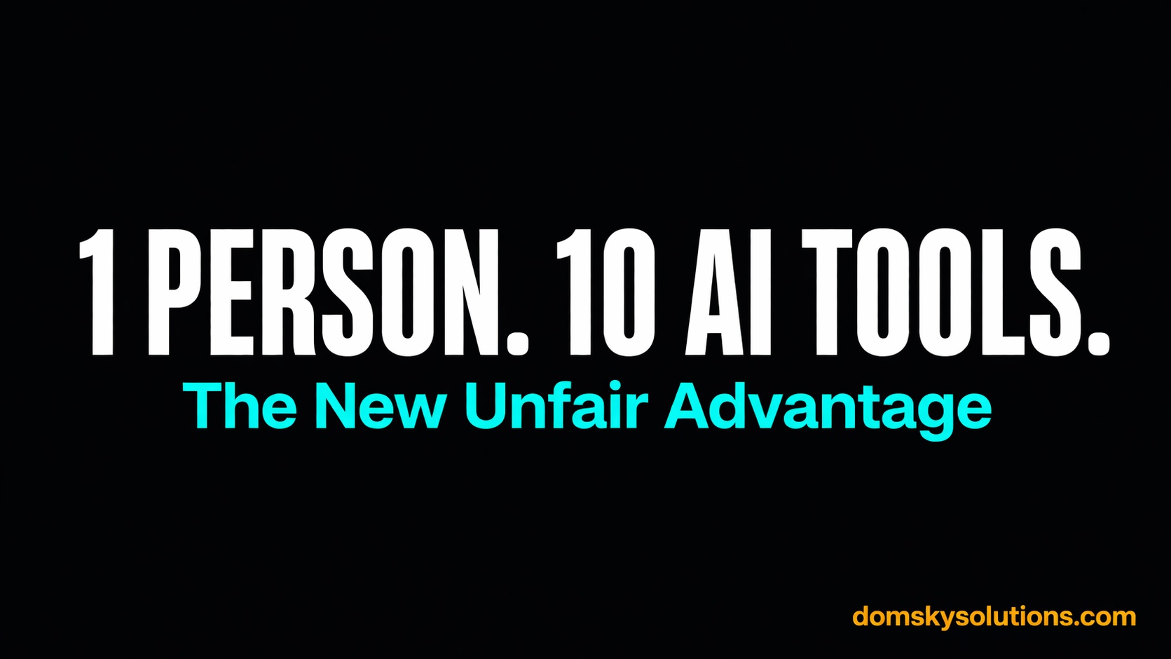 10 AI Tools for Common Solo-Business Tasks